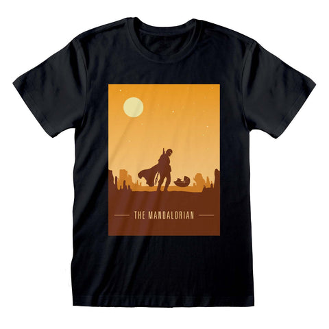 Star Wars - Mandalorian retro poster